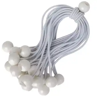 Walmart PRETEX 9 Bungee Cords with Balls - Set of 25, Heavy Duty, White offer