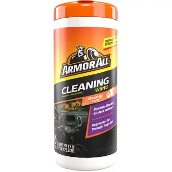 Walmart Armor All Interior Car Cleaning Wipes in Orange Scent, 25 Count offer