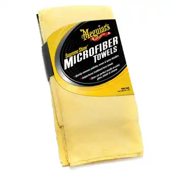 Walmart Meguiar's Supreme Shine Microfiber Towels, X2020, Pack of 3 offer