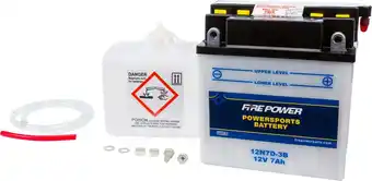 Walmart Fire Power 12 Volt Automotive Battery or YAMAHA BADGER 80 offer