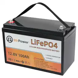 Walmart BtrPower 12V 100Ah LiFePO4 Automotive Battery for RV Camper offer