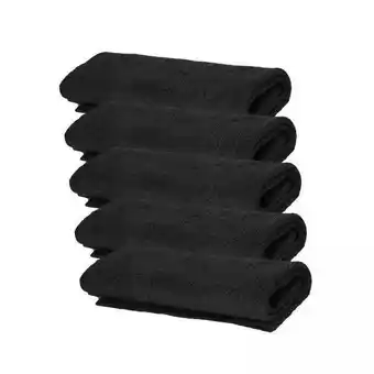 Walmart Esquirla 5x5x Multifunctional Microfiber Cleaning Cloth Washable for Bathroom Car Black 30cmx30cm offer