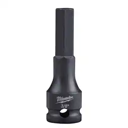 Walmart Milwaukee Tool 3/8 SHOCKWAVE Lineman's Impact 3/8 Drive Hex Bit Socket offer