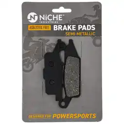 Walmart Niche Front Left Brake Pad Set for Yamaha Raptor 700 Semi-Metallic ATV 519-KPA2250D offer