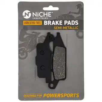 Walmart Niche Front Left Brake Pad Set for Yamaha Raptor 700 Semi-Metallic ATV 519-KPA2250D offer