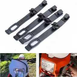 Walmart Motorcycle Headlight Fairing Rubber Straps Dirt Bike Headlamp Fix Brackets Strap offer