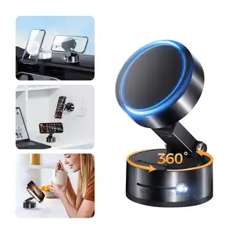 Walmart MAGIC JOHN Cell Phone Holder Magnetic Vacuum Suction Cup Car Mount offer