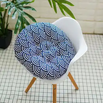 Walmart HERESOM Chair Cushion Round Upholstery Soft Padded Cushion Pad Office Home Or Car offer