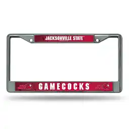 Walmart Jacksonville State University Gamecocks NCAA Chrome Metal License Plate Frame offer