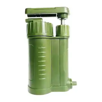 Walmart GARENDE Portable Water Filter Pump Water Purifier for Backpacking Emergency Survival offer