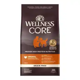 Walmart Wellness CORE Natural Grain Free Dry Dog Food, Original Turkey & Chicken, 12-Pound Bag offer