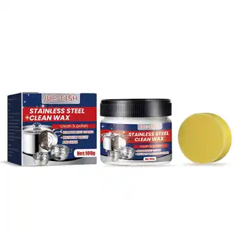 Walmart WNFJR Stainless Steel Cleaning Paste, Multi-Purpose Cookware Rust Removal for Kitchen Oven offer