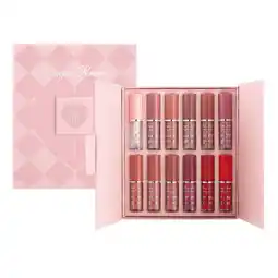 Walmart yelldesk Deals Matte Lip Gloss Lip Gloss Non Stick Cup 12 Lip Gloss Set Gift Box 12x2ml offer