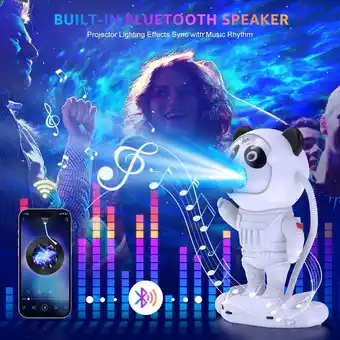 Walmart Astronaut Galaxy Light Projector - Starry Night Sky with Bluethooth Player for Room offer