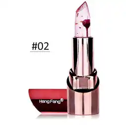 Walmart yelldesk Deals Beauty Bright Flower Crystal Jelly Lipstick Temperature Change Color Lip offer