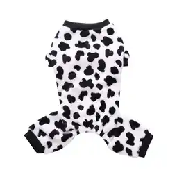 Walmart Pet Supplies Under $10, Winter pet cow print pajamas pet clothes offer