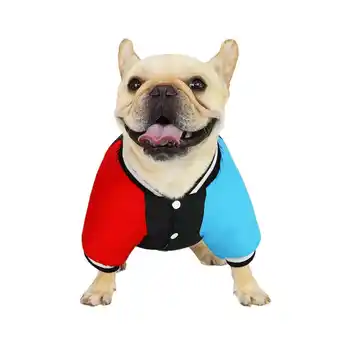 Walmart Pet Supplies Under $10, Fall/winter coat dog coat pet clothes bullfight baseball coat coat offer