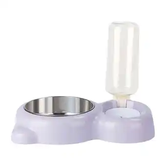 Walmart Pet Supplies Under $10, Pet Bowl Stainless Steel Multifunctional Dog Bowl With Water Bottle offer