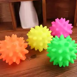 Walmart Pet Supplies Under $10, Beautiful New Rubber Toy Dog Pet Spikey Biting Chewing And Toys offer