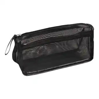 Walmart Yoloke Mesh Pencil Pouch, Zipper Stationery Bag, Multipurpose Storage Case, Washable Cosmetic Pouch offer