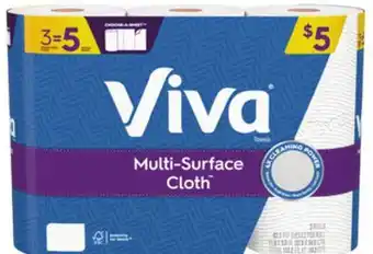 Dollar General Viva Paper Towels Multi-Surface Cloth offer