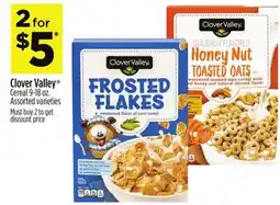 Dollar General Clover Valley Cereal offer