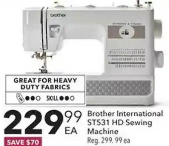 JOANN Brother Interantional St531 Hd Sewing Machine offer