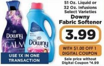 IGA Downy Fabric Softener offer