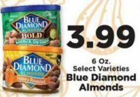 IGA Blue Diamond Almonds 6 oz offer