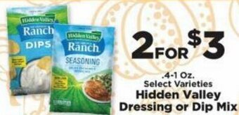 Hidden Valley Dressing Or Dip Mix 4-1 oz