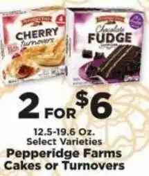 IGA Pepperidge Farms Cake Or Turnovers offer