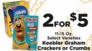 IGA Keebler Graham Crackers Or Crumbs 11-15 oz offer