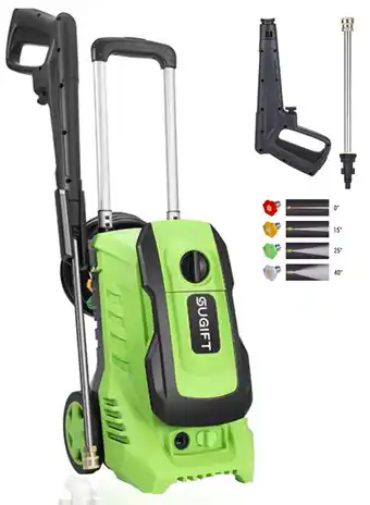 Walmart SUGIFT Electric Pressure Washer, 3000 PSI Max, 2.0 GPM Max offer