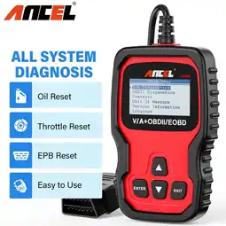 Walmart Ancel VD500 OBD2 Scanner Code Reader All System ABS SRS EPB IMMO Automotive Diagnostic Tools offer