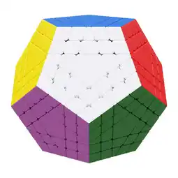 Walmart SengSou Gigaminx Megaminx 5x5 Magic Cube Shengshou Stickerless 12 Sided Cube Speed Cube Puzzle Toys offer