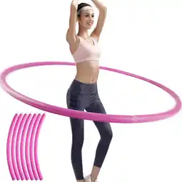 Walmart NETNEW Hula Circle Hoop Fitness Hoop Exercise Hoop for Adults Kids Hula Rings for Sports Playing offer