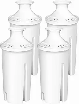 Walmart 4-Pack Standard Water Filter Replacements for Brita Water Pitchers and Dispensers, BPA free offer