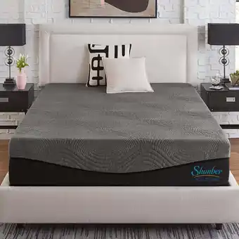 Walmart Slumber Solutions Active 12 Ebonite Memory Foam Mattress, Mattress-In-A-Box, Queen offer