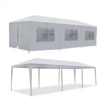 Walmart SamyoHome Canopy Tent 10'x30' Wedding Party W/8 Removable Sidewalls White offer