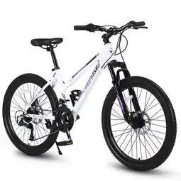 Walmart Mountain Bikes for Teen Girls, 24 inch Womens Bike with Dual Disc Brakes , Shimano 21 Speed, Pink offer