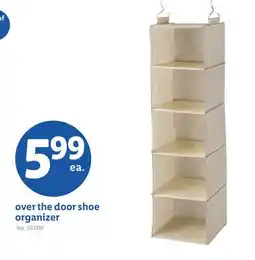 Lidl over the door shoe organizer offer