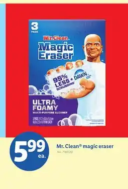 Lidl Mr. Clean magic eraser offer