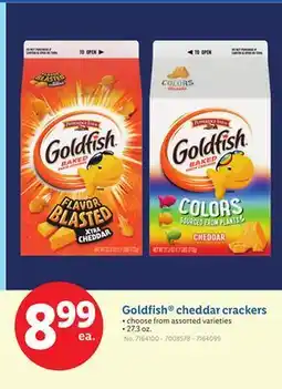 Lidl Goldfish cheddar crackers offer