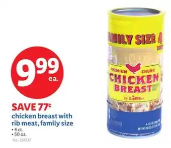 Lidl chicken breast with rib meat, family size offer