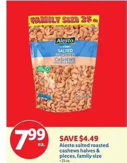 Lidl Alesto salted roasted cashews offer