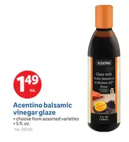 Lidl Acentino balsamic vinegar glaze offer