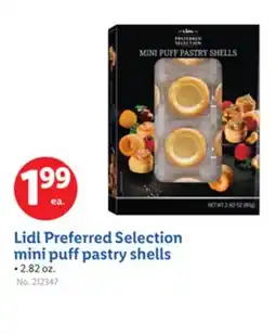 Lidl Lidl Preferred Selection mini puff pastry shells offer