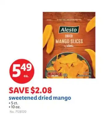 Lidl Alesto sweetened dried mango offer