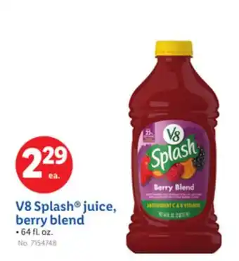 Lidl V8 Splash juice, berry blend offer