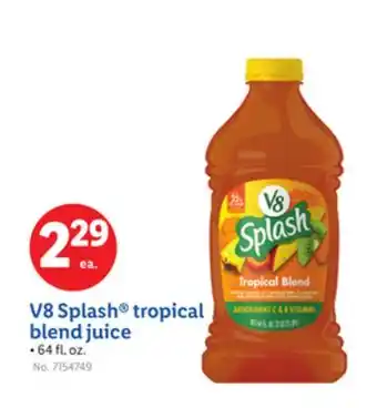 Lidl V8 Splash tropical blend juice offer